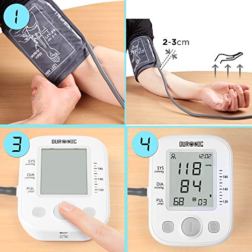 Duronic Approved Arm Blood Pressure Monitor - 2 Users