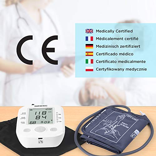 Duronic Approved Arm Blood Pressure Monitor - 2 Users