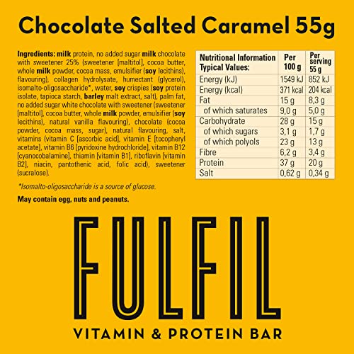 Fulfil Vitamin & Protein Bar – Chocolate Salted Caramel