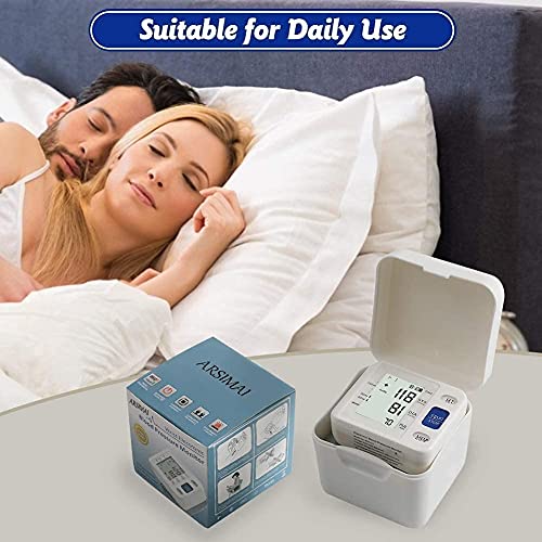 Portable LCD Screen Blood Pressure Monitor - White