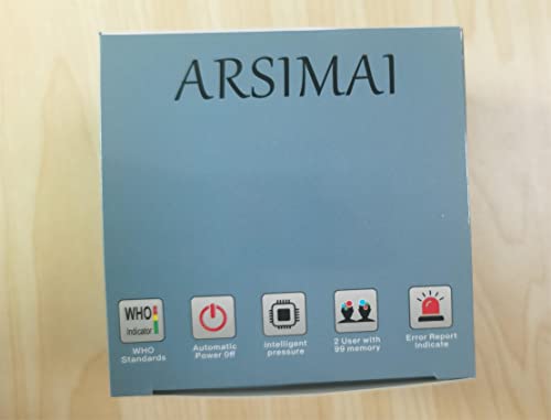 Portable LCD Screen Blood Pressure Monitor - White