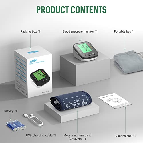 KKmier Upper Arm Blood Pressure Monitor
