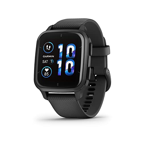 Garmin Venu Sq 2: Music GPS Smartwatch, All-day Health Monitoring, Black