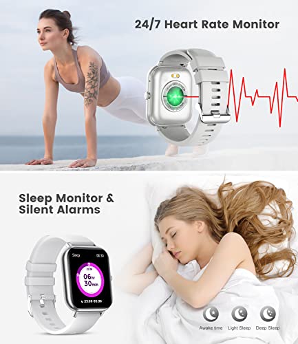 Smartwatch with Calls, Fitness Tracker, Heart Rate Monitor