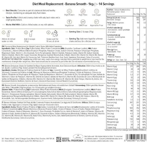 Protein Works - Banana Smooth - Meal Replacement Shake