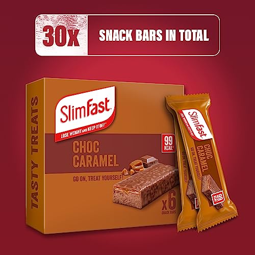 Choc Caramel SlimFast Snack Bar, 30x26g Multipack