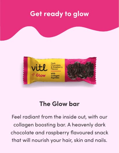 6-Pack VITL Vitamin & Protein Bars - Energy, Glow, Focus