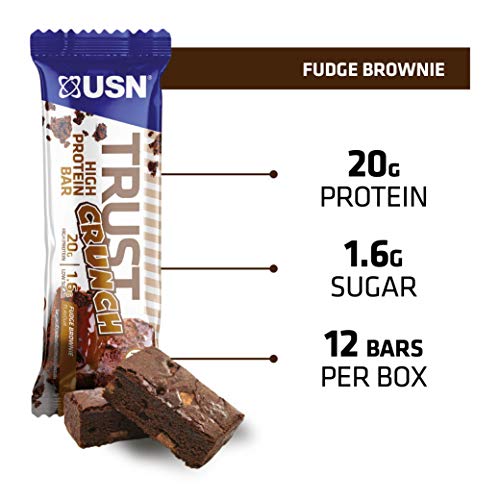 USN Trust Crunch Fudge Protein Bars (12 Pack)