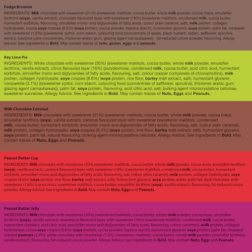 Warrior CRUNCH - High Protein Bars - Variety 12-pack