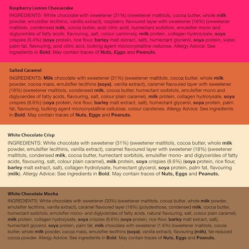 Warrior CRUNCH - High Protein Bars - Variety 12-pack