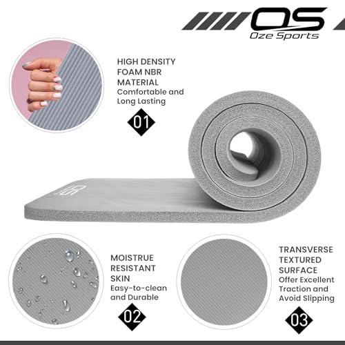 Thick Non-Slip Yoga Mat for Fitness & Workout