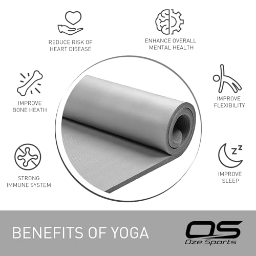 Thick Non-Slip Yoga Mat for Fitness & Workout