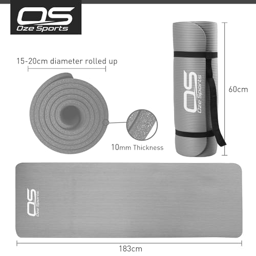 Thick Non-Slip Yoga Mat for Fitness & Workout