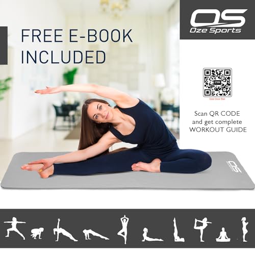 Thick Non-Slip Yoga Mat for Fitness & Workout