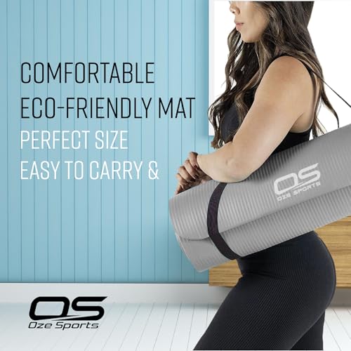 Thick Non-Slip Yoga Mat for Fitness & Workout