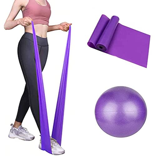 Soft Pilates Ball + Resistance Band: Strengthen, Balance