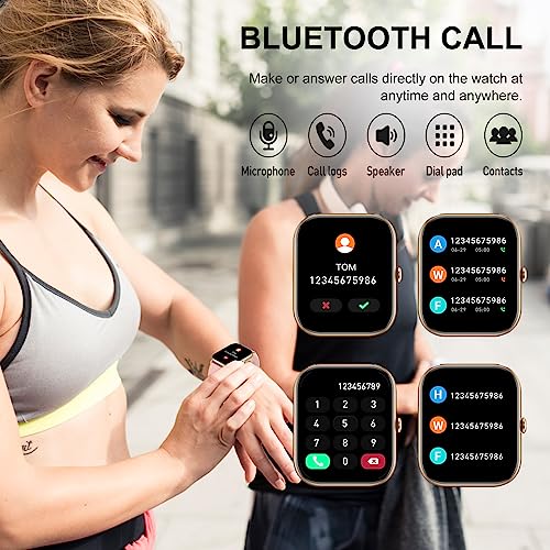 1. Fitness Smartwatch with Calls, Heart Rate Monitor