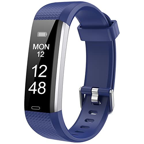 Blue Runlio Fitness Tracker: Sleep, Activity, Waterproof