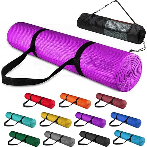 Xn8 Sports Yoga Mat: Non-Slip, 6mm Thick
