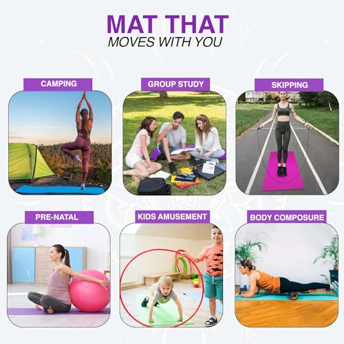 Xn8 Sports Yoga Mat: Non-Slip, 6mm Thick