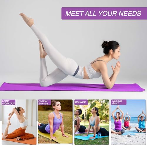 Xn8 Sports Yoga Mat: Non-Slip, 6mm Thick