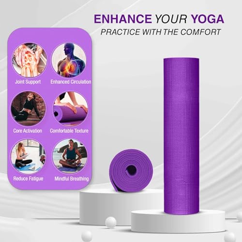 Xn8 Sports Yoga Mat: Non-Slip, 6mm Thick