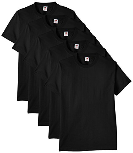 Black Adult HD Cotton T-Shirt (Black L, 5 oz.)