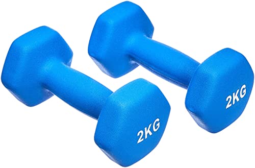 Basic Neoprene Dumbbell Pair, 4kgs, 2Kg (Set of 2)
