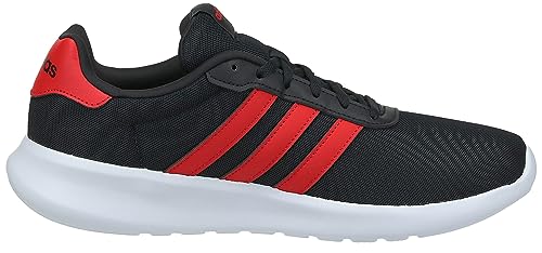 adidas Lite Racer 3.0 Sneaker Black/Scarlet/White, Size 44.5 EU