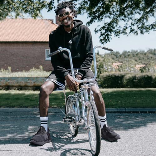 Extra Wide FitVille Men's Running Shoes, Black