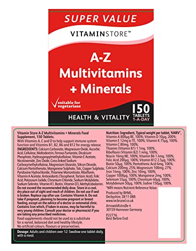 A-Z Multivitamins & Minerals: 10 Months Supply - Pack of 2