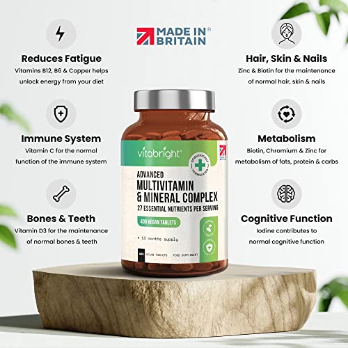 VitaBright 400 Vegan Multivitamin - Ultimate Fitness Support