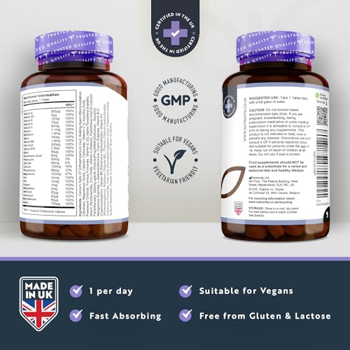 365 Vegan Multivitamin Tablets - 1 Year Supply