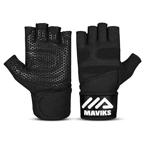 MAVIKS Anti-slip Gym Gloves | Full Palm Protection