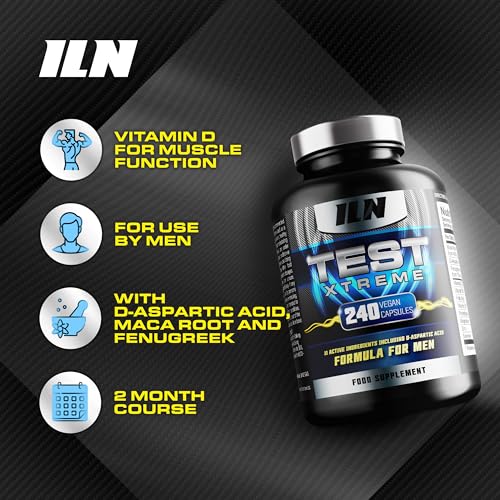 Men's Testosterone Booster with Zinc and Magnesium (240 Capsules)