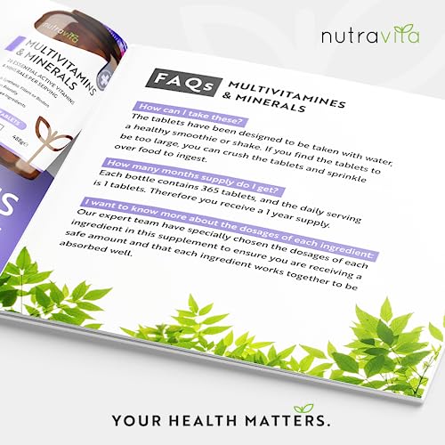 365 Vegan Multivitamin Tablets - 1 Year Supply