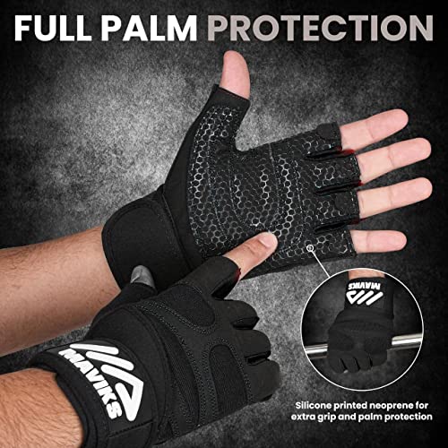 MAVIKS Anti-slip Gym Gloves | Full Palm Protection