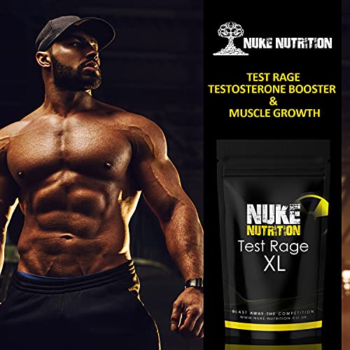 Test Rage XL Testosterone Booster | 60 Capsules | Boosts Male Testosterone
