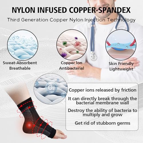 Neuro Anti-Slip Compression Socks - 4 Pairs