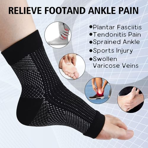 Neuro Anti-Slip Compression Socks - 4 Pairs