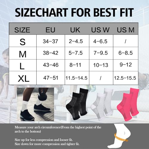 Neuro Anti-Slip Compression Socks - 4 Pairs