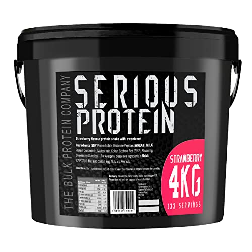 Bulk Protein Company Whey Protein Powder - 4kg, Strawberry