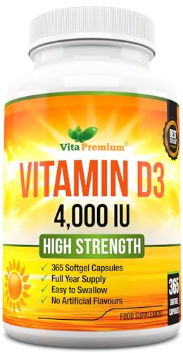 365 Softgels: Maximum Strength Vitamin D3 - Full Year
