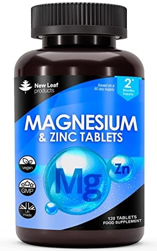 High Strength Magnesium Zinc Tablets for Health and Fitness
