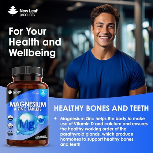 High Strength Magnesium Zinc Tablets for Health and Fitness