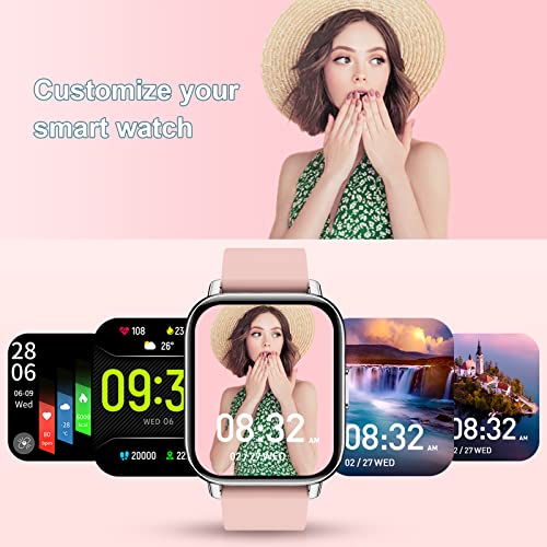 1.69" Smart Watch: Sleep & Heart Rate Monitor, 24 Sports Modes
