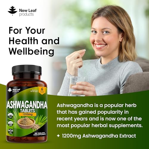 High Strength Ashwagandha Tablets - 6 Months Supply