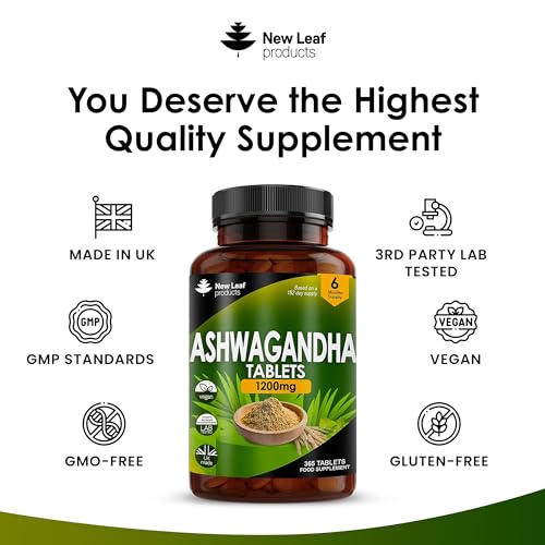 High Strength Ashwagandha Tablets - 6 Months Supply