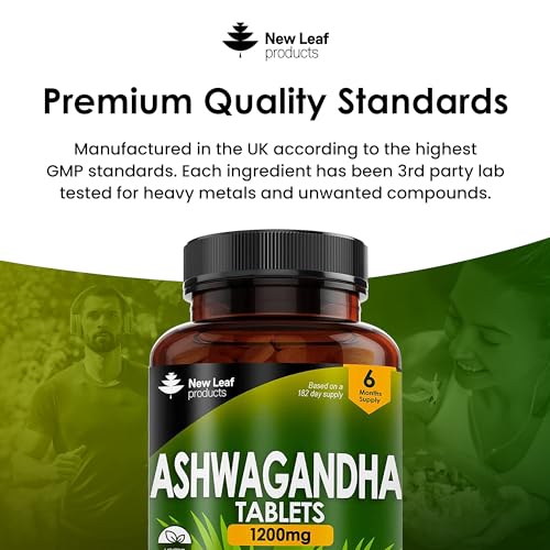 High Strength Ashwagandha Tablets - 6 Months Supply