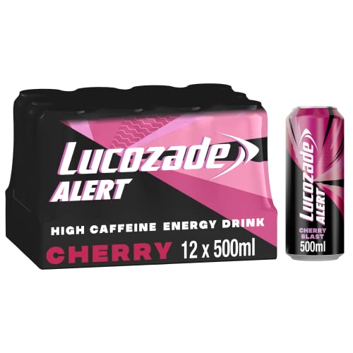 Lucozade Cherry Blast Energy Drink - High Caffeine